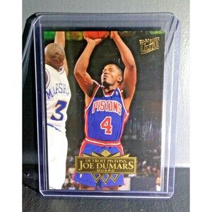 1995-96 Joe Dumars Fleer Ultra #51 Basketball Card